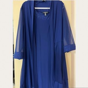 elegant dress and coat duo